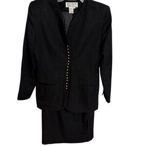 Atrium Collection Skirt and Blazer Set SZ 4 Career Office‎ Professional Chic